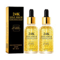 24K Gold Serum for Face, 2-Pack Anti-Aging Moisturizer with Vitamins, Collagen Booster Serum & Hyaluronic Acid for Fine Lines & Firming, 2.02 Fl Oz